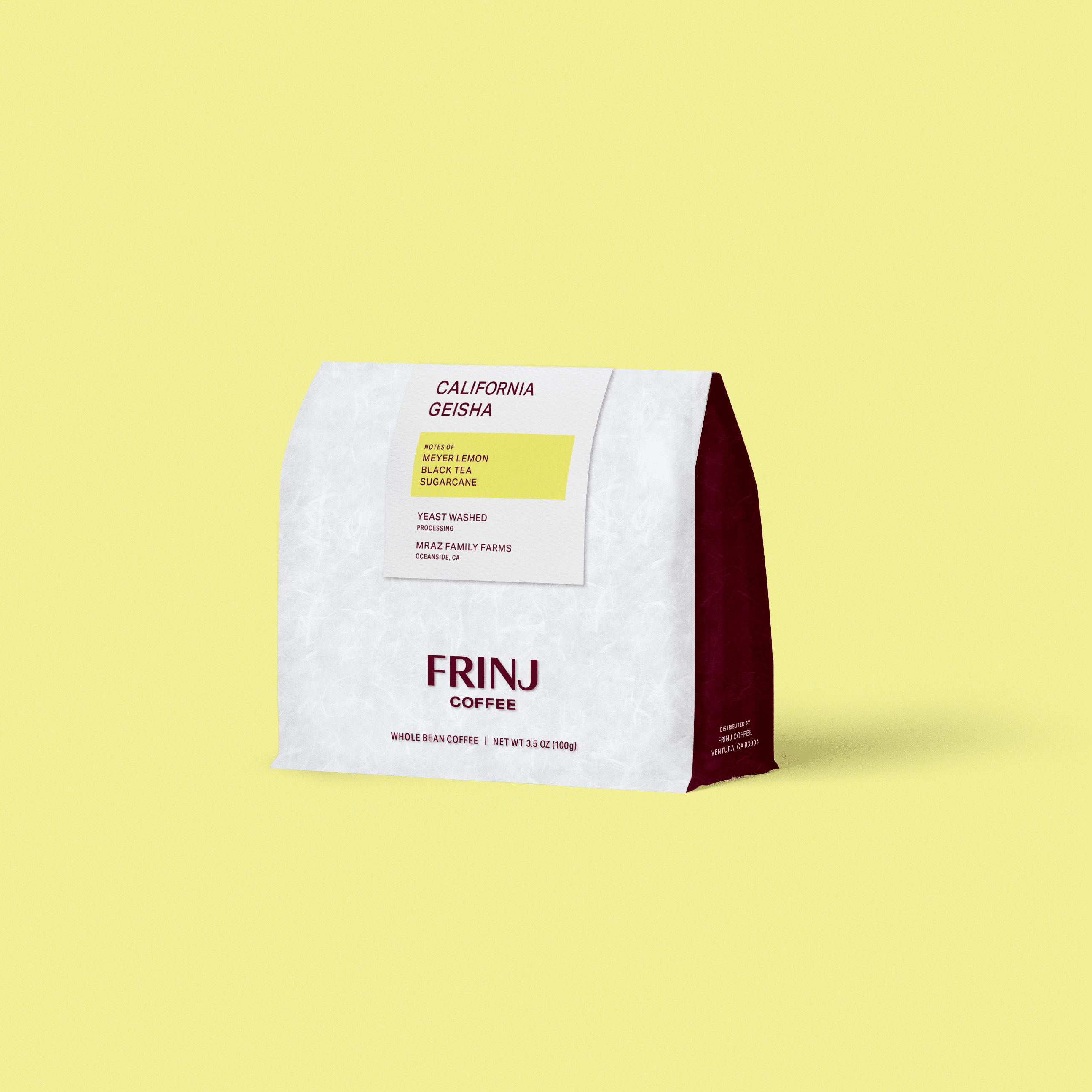 MRAZ FAMILY FARMS - YEAST WASHED - GEISHA - FRINJ COFFEE